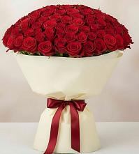 Букет 101 Красная роза Милано в Лысые Горы