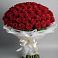 Букет 101 Красная роза Блэк Мэджик в Лысые Горы