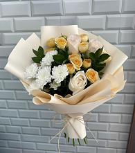 Букет цветов из:  Розы и Хризантемы в Лысые Горы