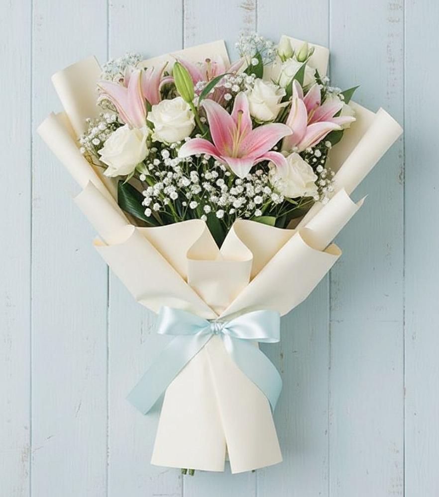 Букет цветов из: Лилии в Лысые Горы