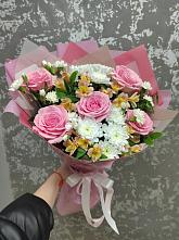 Букет цветов из:  Гвоздики, Орхидеи и Розы #REPLACE_PRED# Лысые Горы