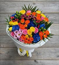 Букет цветов из:  Розы и Хризантемы в Лысые Горы