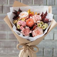Букет цветов из:  Гвоздики, Хризантемы и Розы в Лысые Горы
