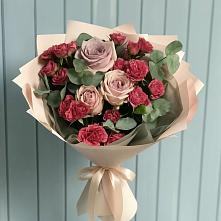 Букет цветов из:  Гвоздики и Розы #REPLACE_PRED# Лысые Горы