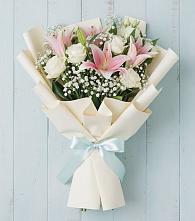 Букет цветов из:  Лилии в Лысые Горы