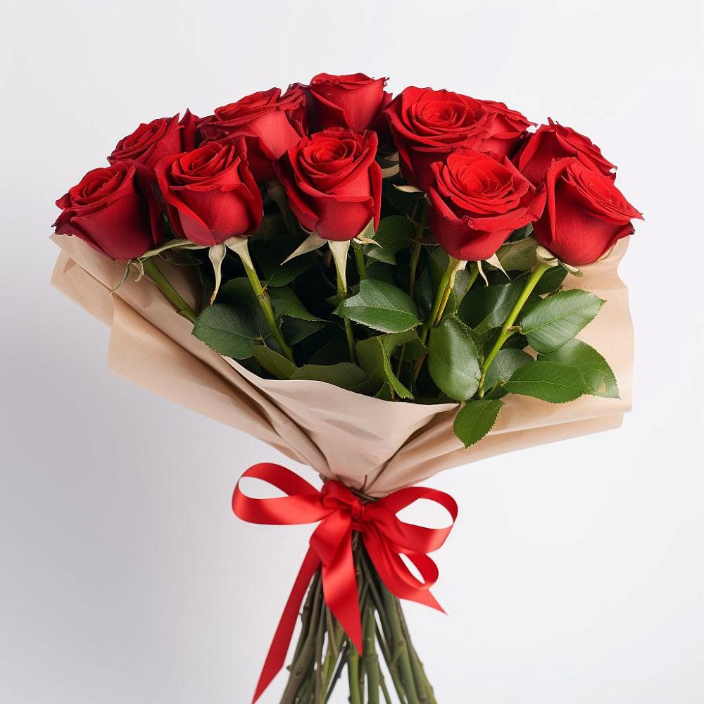 Букет 11 Красных роз Эдлесс Лав в Лысые Горы