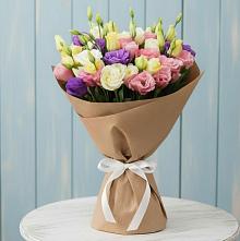 Букет цветов из:  Лизиантусы в Лысые Горы