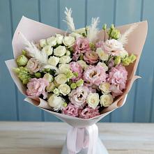 Букет цветов из:  Альстромерии и Розы в Лысые Горы